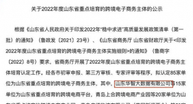 山东华智大数据荣膺山东省重点培育跨境电商平台，助力外贸创新发展